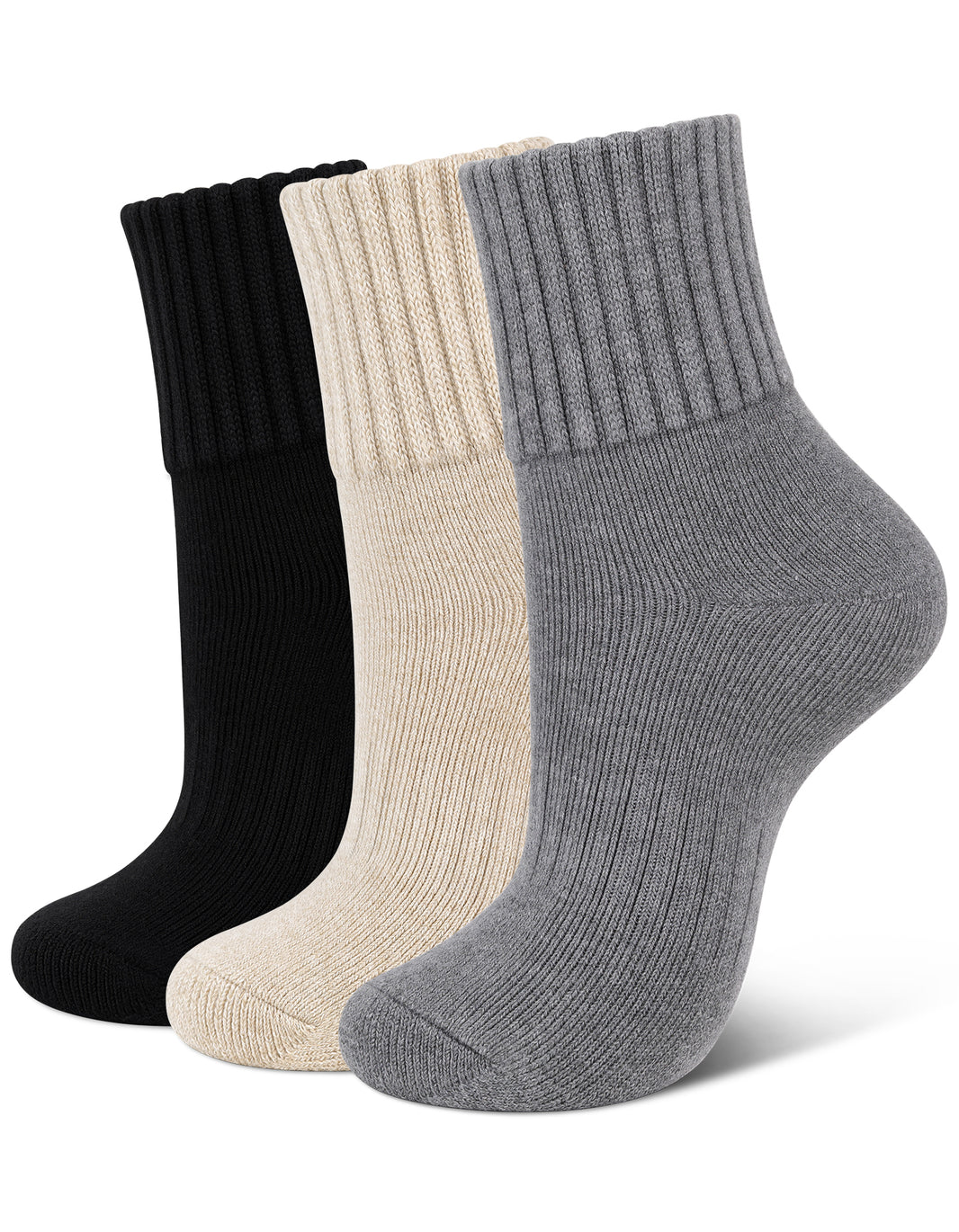 Airacker Winter Thermal Cushioned Socks (3 Pairs)