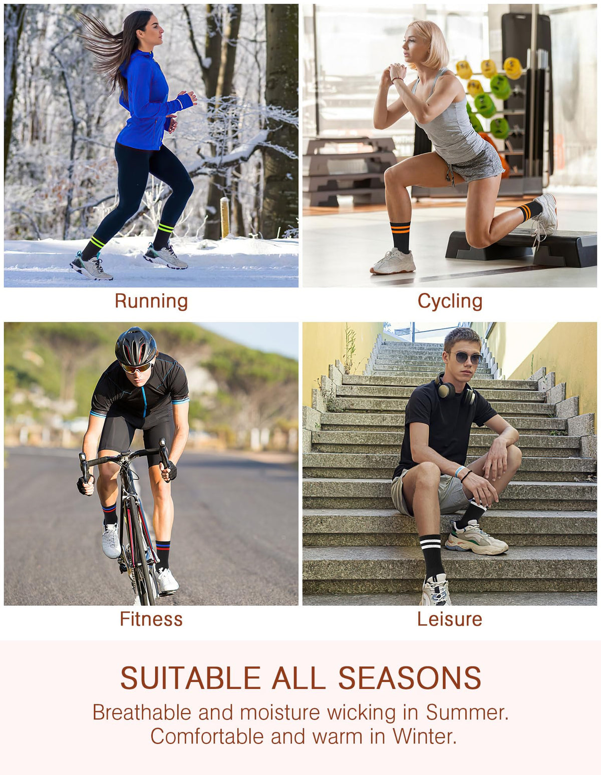 Airacker crew athletic socks - product image 7