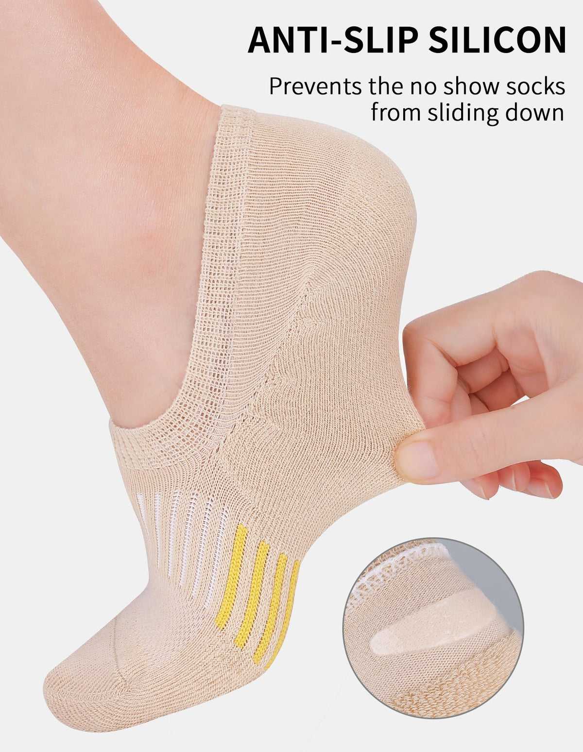 Airacker no show athletic socks - product image 5