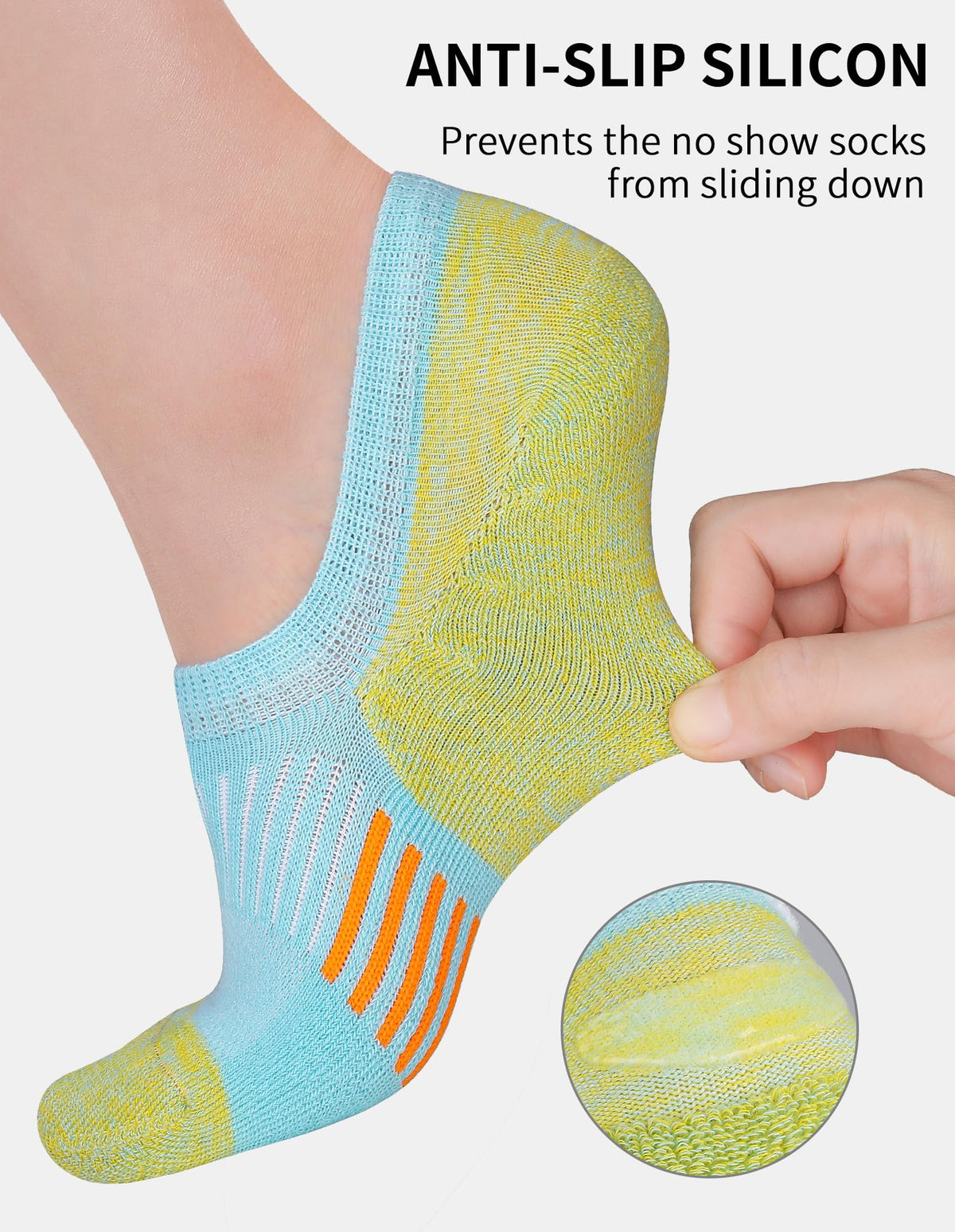 Airacker no show athletic socks - product image 11