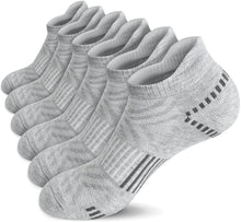 将图片加载到图库查看器，Airacker Ankle Athletic Running Socks Cushioned Sports Low Cut Tab Socks for Men &amp; Women
