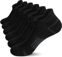 将图片加载到图库查看器，Airacker Ankle Athletic Running Socks Cushioned Sports Low Cut Tab Socks for Men &amp; Women
