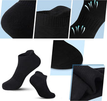 将图片加载到图库查看器，Airacker Ankle Athletic Running Socks Cushioned Sports Low Cut Tab Socks for Men &amp; Women
