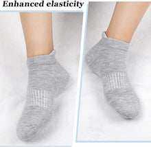 将图片加载到图库查看器，Airacker Ankle Athletic Running Socks Cushioned Sports Low Cut Tab Socks for Men &amp; Women
