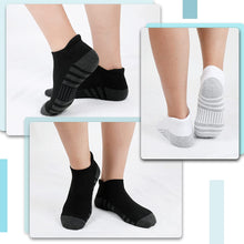 将图片加载到图库查看器，Airacker Ankle Athletic Running Socks Cushioned Breathable Low Cut Sports Tab Socks for Men and Women (6 Pairs)
