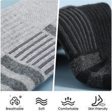 将图片加载到图库查看器，Airacker Ankle Athletic Running Socks Cushioned Breathable Low Cut Sports Tab Socks for Men and Women (6 Pairs)
