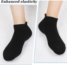 将图片加载到图库查看器，Airacker Ankle Athletic Running Socks Cushioned Sports Low Cut Tab Socks for Men &amp; Women
