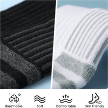 将图片加载到图库查看器，Airacker Ankle Athletic Running Socks Cushioned Breathable Low Cut Sports Tab Socks for Men and Women (6 Pairs)
