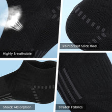 将图片加载到图库查看器，Airacker Ankle Athletic Running Socks Cushioned Sports Low Cut Tab Socks for Men &amp; Women
