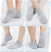 将图片加载到图库查看器，Airacker Ankle Athletic Running Socks Cushioned Sports Low Cut Tab Socks for Men &amp; Women
