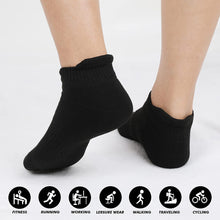 将图片加载到图库查看器，Airacker Ankle Athletic Running Socks Cushioned Sports Low Cut Tab Socks for Men &amp; Women
