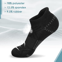 将图片加载到图库查看器，Airacker Ankle Athletic Running Socks Cushioned Sports Low Cut Tab Socks for Men &amp; Women
