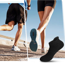 将图片加载到图库查看器，Airacker Ankle Athletic Running Socks Cushioned Sports Low Cut Tab Socks for Men &amp; Women
